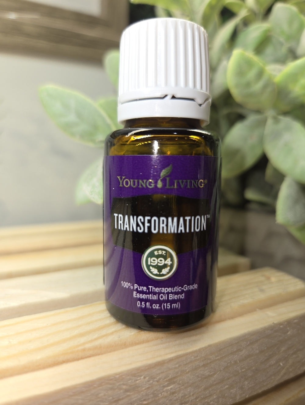 New unopened 15 ml bottle of young living Transformatio ‎ essential oil blend.